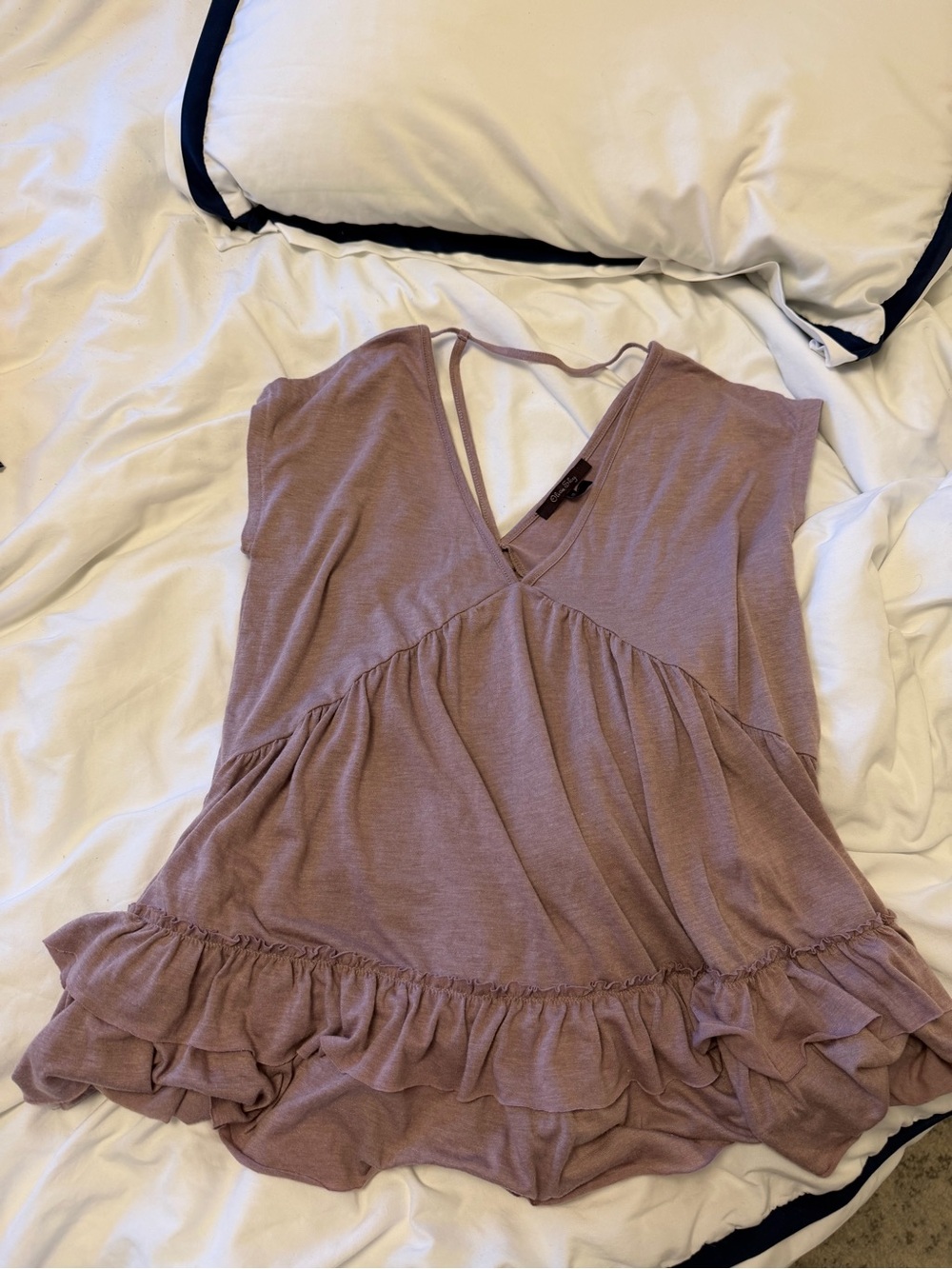 Blu Pepper Flowy Short Sleeve Top
